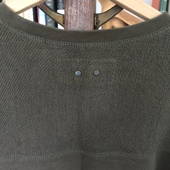 T by Alexander Wang Sweatshirt in Military Green - Picture 6 of 8